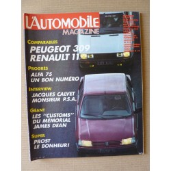 L'Automobile n°473, Alfa Romeo 75, Seat Malaga, Peugeot 309GT, Santana SJ410, Lancia Delta S4, Ford RS200, Volvo 240 Turbo