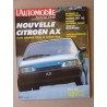 L'Automobile n°480, Honda Civic CRX 16S, Renault 21 TD, Nissan Bluebird Turbo SGX, Ferrari Testarossa, Toyota Land Cruiser