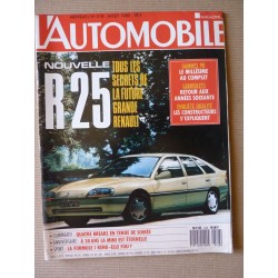 L'Automobile n°518, Porsche 928 GT, Jeep Wrangler Texan, Renault 21 Turbo Europa Cup, Lancia Thema et Volvo 740 Break