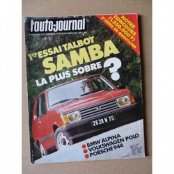 Auto-Journal n°20-81, Talbot Samba GL, BMW Alpina B6, DAF 2805E