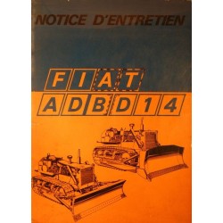 Fiat AD14 et BD 14, notice d'entretien