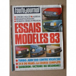 Auto-Journal n°12-82, Talbot Horizon EX, Renault 9 automatic, Matra Murena, Audi 200 5T, Volvo 244 Turbo
