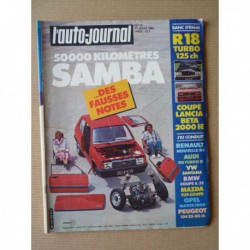 Auto-Journal n°13-82, Talbot Samba GL, Renault 18 Turbo, Lancia Beta coupé, Toyota HiLux, Citroën Méhari 4x4, Jeep Laredo