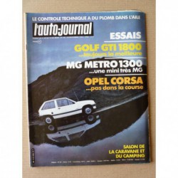 Auto-Journal n°20-82, Poncin VP2025 VP2500, MG Metro 1300, Volkswagen Golf GTI, Opel Corsa 1.2S, Peugeot 104 GR Groupe 2