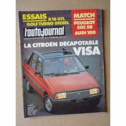 Auto-Journal n°03-83, Volkswagen Golf GTD, Renault 18 GTL, Audi 100, Peugeot 505 SR, Renault 5 Turbo, 18 break 4x4