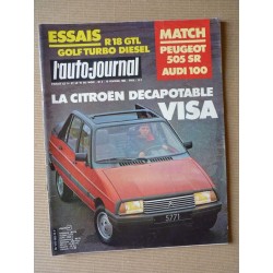 Auto-Journal n°03-83, Volkswagen Golf GTD, Renault 18 GTL, Audi 100, Peugeot 505 SR, Renault 5 Turbo, 18 break 4x4