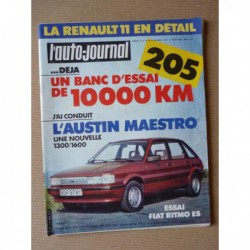 Auto-Journal n°04-83, Peugeot 205 GR, Fiat Ritmo ES, Austin Maestro
