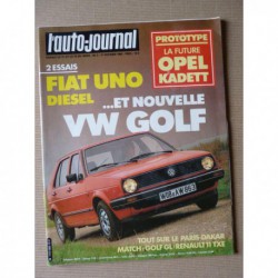 Auto-Journal n°02-84, Volkswagen Golf GL, Fiat Uno S, Renault 11 TXE, Nissan Cherry Turbo