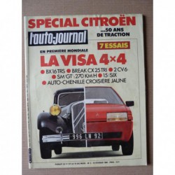 Auto-Journal n°03-84, Citroën Traction 15 Six, 2cv Charleston, CX 25 TRI break, BX 16 TRS, Kegresse, Mille Piste, SM
