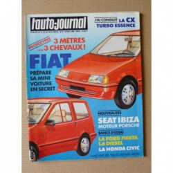Auto-Journal n°09-84, Ford Fiesta Diesel, Honda Civic 1.5S, Porsche 911 SC RS