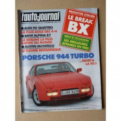 Auto-Journal n°03-85, Audi 90 Quattro, Alpina B7 3.5 Turbo, Austin Montego 1.6 HL