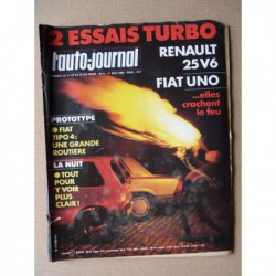 Auto-Journal n°08-85, Renault 25 V6 Turbo, Fiat Uno Turbo ie, Dossier conduite et auto la nuit
