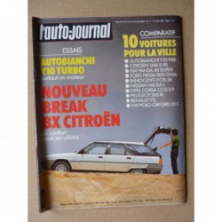 Auto-Journal n°11-85, Citroën BX 19 RD break, Autobianchi Y10 Turbo, Mazda