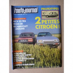 Auto-Journal n°13-85, Jaguar XJSC, Peugeot 505 SR, Citroën CX 22 TRS, ATL Pierre Robin, Rayton Fissore, Saab 900