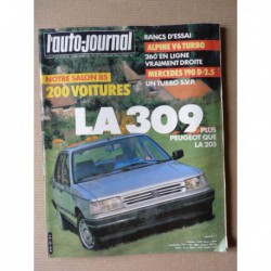 Auto-Journal n°17-85, Alpine V6 Turbo, Mercedes 190D 2.5, Mercedes Alpha Real, Francfort 1985