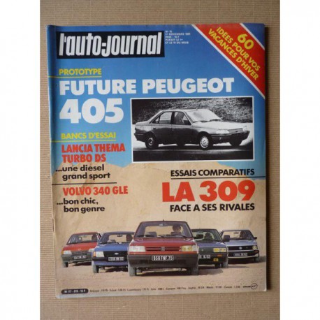 Auto-Journal n°19-85, Lancia Thema Turbo DS, Volvo 340 GLE, Peugeot 205 Turbo 16 rallye, Heuliez