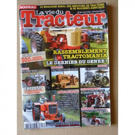 La Vie du Tracteur n°31, La saga Case, Tractomania, Renault D22, Allis Chalmers U