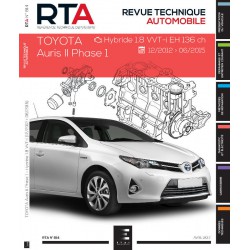 RTA Toyota Auris II phase 1, hybride 1.8 VVT-i EH 136ch
