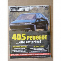 Auto-Journal n°20-86, Opel Omega 3000 Sport, BMW 735i, Mazda 323 4WD, Lada Samara 1300, Alpina B7, Ferrari 412