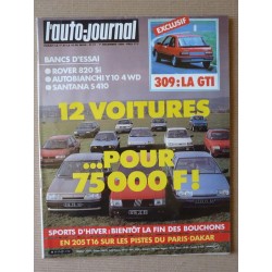 Auto-Journal n°21-86, Autobianchi Y10, Santana S410, Rover 820 Si, Honda Civic Shuttle, Rover 213 SE auto, Santana S4