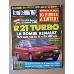 Auto-Journal n°12-87, Renault 21 2L Turbo, Audi 90 Quattro, Peugeot 205 XS vs Renault 5 GTX