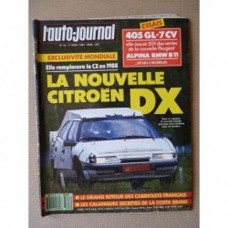 Auto-Journal n°13-87, Peugeot 405 GL, Alpina B11, Mazda 929 V6 3.0i GLX vs Honda Legend V6 2.5i