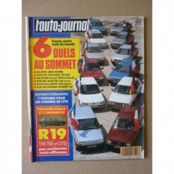 Auto-Journal n°13-88, Renault 19 TXE, Jeep Cherokee Limited, Polonez Mistral, Lada Samara, Fiat Panda Val d'Isère
