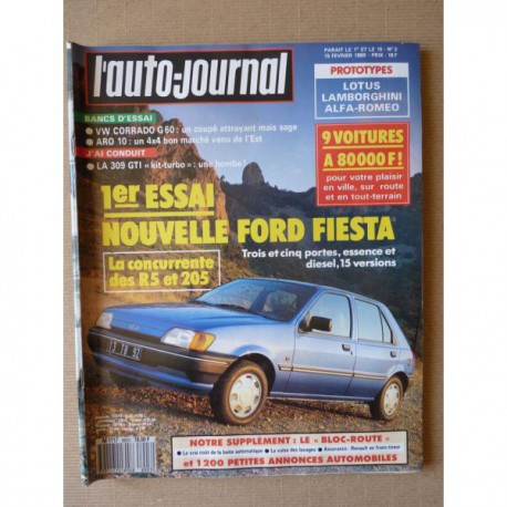 Auto-Journal n°03-89, Volkswagen Corrado G60, Aro 10, Alfa Romeo 33 TI, Santana Samuraï, Volvo 340 DL