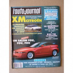 Auto-Journal n°05-89, Ford Fiesta 1.1C, Renault 25 TXI, Ford Aerostar Eddie Bauer, Chrysler Voyager LE, Renault Espace TXE