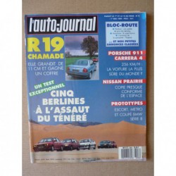 Auto-Journal n°08-89, Porsche 911 Carrera 4, Nissan Prairie 4x4 SLX, Renault 19 TXE vs Chamade, Alfa Romeo ES30, Matra M25