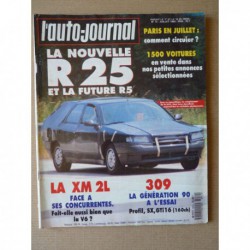 Auto-Journal n°12-89, Citroën XM inj, Alfa Romeo 164TS, BMW 520i, Mercedes 200E, Rover 820 SI, Mazda MX-5 Miata