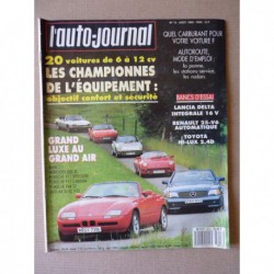 Auto-Journal n°13-89, Lancia Delta Integrale 16V, Renault 25 auto, Toyota Hilux, Porsche 911 Speedster, BMW Z1, Jaguar XJS