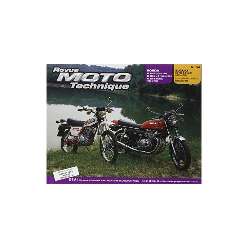 RMT Honda XL125 (78-89). Suzuki GS750 (77-79)