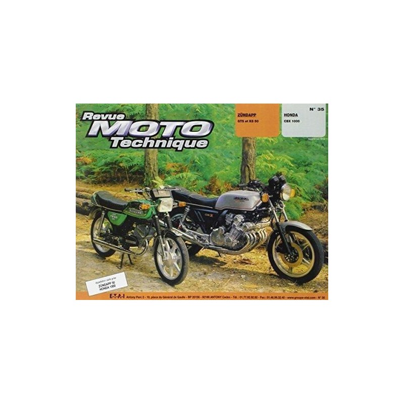 RMT Zundapp KS50 et GTS50. Honda CBX1000