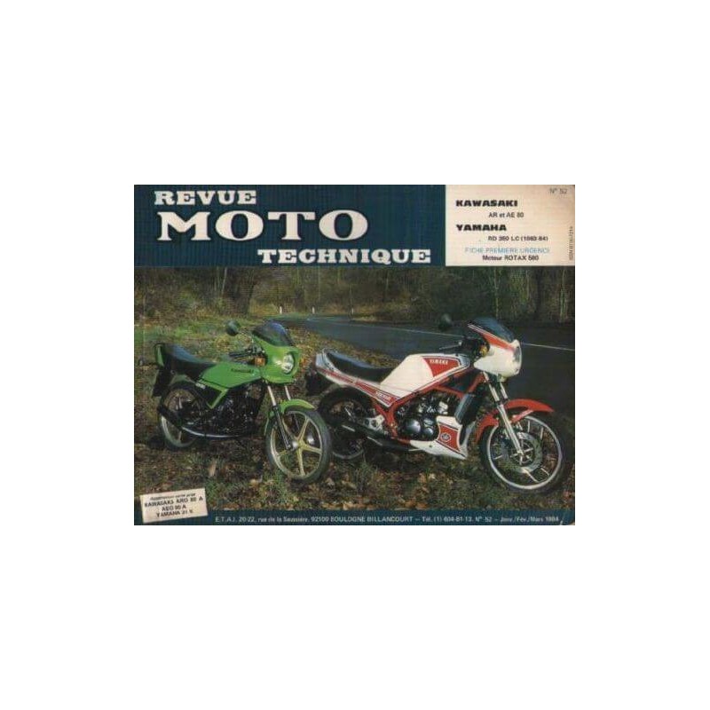 RMT Kawasaki 80AR, 80AE (80-84). Yamaha RD350 (83-90)