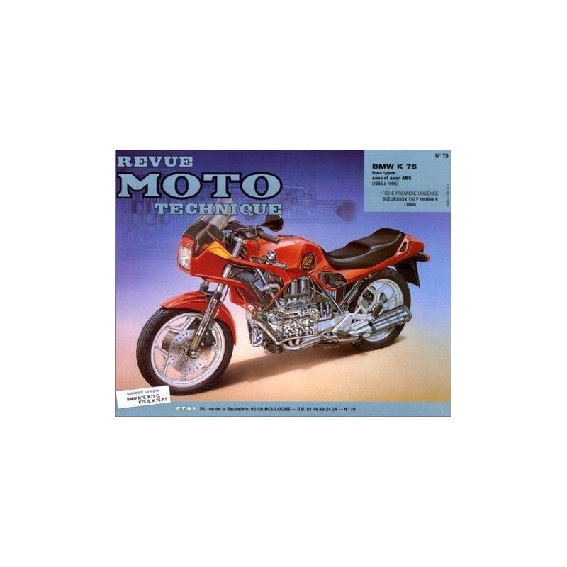 RMT BMW K75, K75C, K75S, K75RT (1986-96)