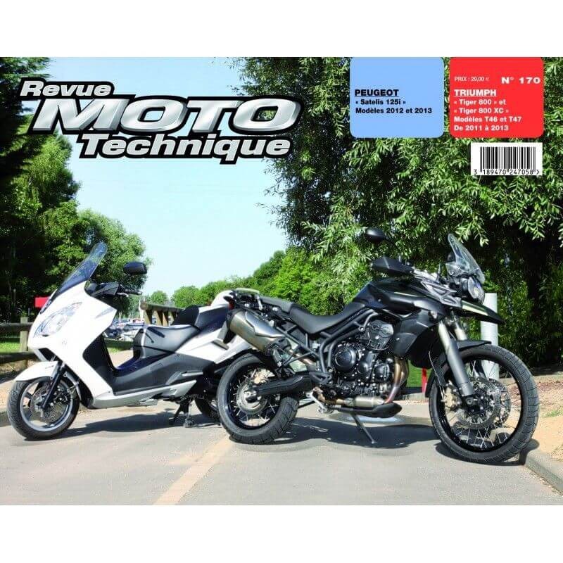 RMT Peugeot Satelis 125i (12-13). Triumph Tiger 800, 800 XC (11-13)