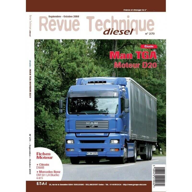 RTD MAN TGA moteur D20