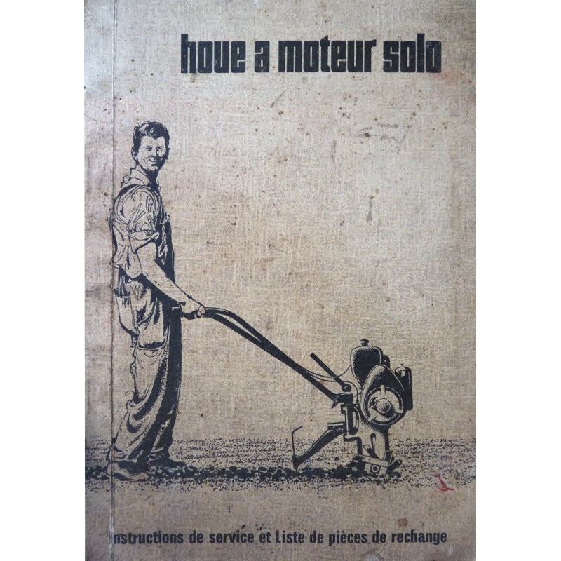 Notice et catalogue de pièces houe à moteur Solo (eBook)