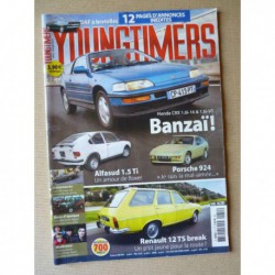 Youngtimers n°51, Honda CRX 1.6i-16 1.6i-VT, Alfa Romeo Alfasud 1.5Ti, Porsche 924, Renault 12 TS break