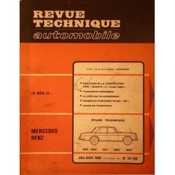 RTA Mercédès-Benz 230SL, 250S, SE, SL Pagode