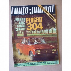 Auto-Journal n°492, Peugeot 304, Simca 1000 4cv, Abarth Scorpione 1300S, Canam 1969