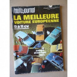 Auto-Journal n°6-71, Citroën D Super, Volkswagen K70, Fiat 125S, Renault 16TS