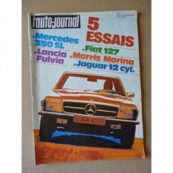Auto-Journal n°8-71, Lancia Fulvia coupé, Mahieux CF1, Ford Taunus TC, Chrysler 180