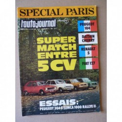 Auto-Journal n°21-72, Simca 1000 Rallye 2, Peugeot 304S, Datsun Cherry, Peugeot 104, Fiat 127, Renault 5 TL