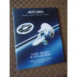 catalogue Artcurial 2007, Automobiles Luxe Sport Collection, enchères sale