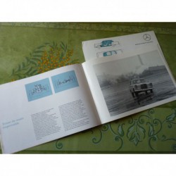 Mercedes 220 w111, catalogue brochure dépliant