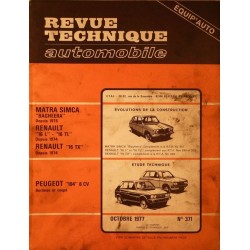 RTA Peugeot 104 6cv tous types