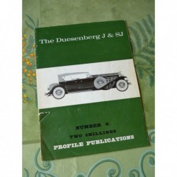 The Duesenberg J and SJ, Profile Publication n°6, catalogue brochure dépliant