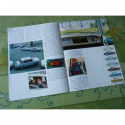 Renault 8 R8, catalogue brochure dépliant